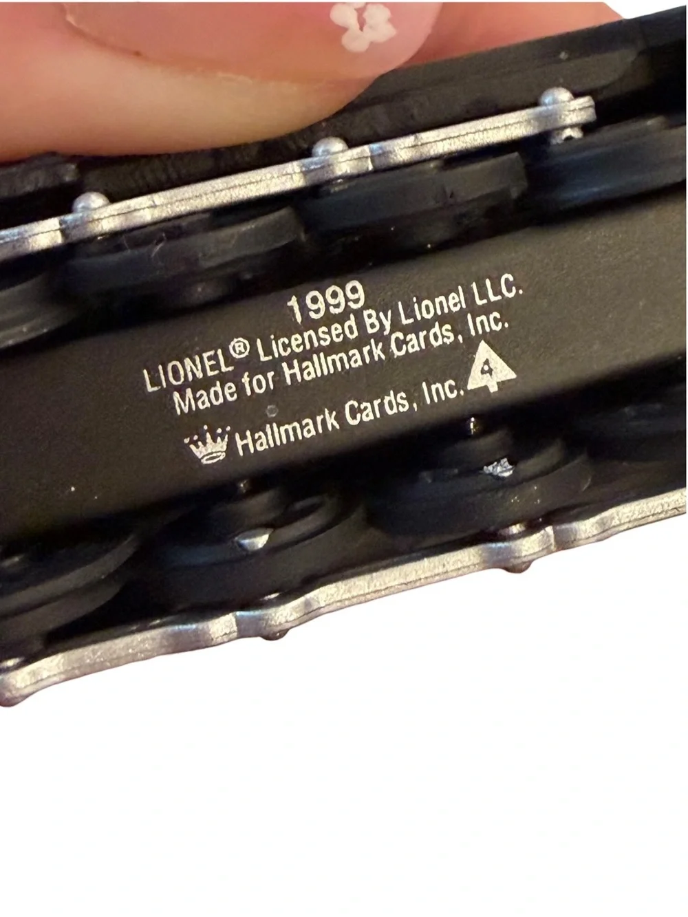 1999 Lionel Hallmark Ornament 746 Norfolk and Western Steam Locomotive Train VTG